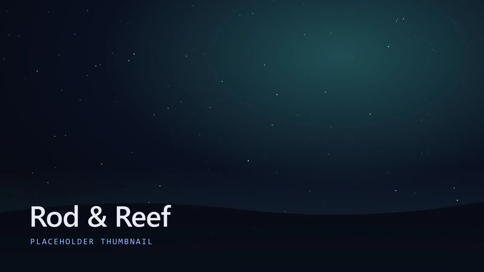 Rod & Reef key art